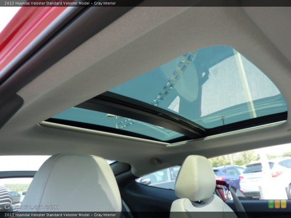 Gray Interior Sunroof for the 2013 Hyundai Veloster  #70237000