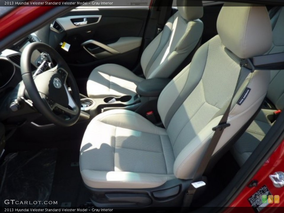Gray Interior Front Seat for the 2013 Hyundai Veloster  #70237075
