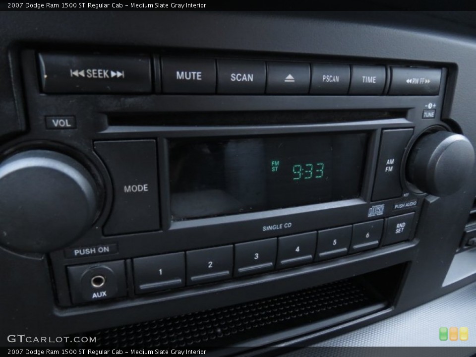 Medium Slate Gray Interior Audio System for the 2007 Dodge Ram 1500 ST Regular Cab #70237639
