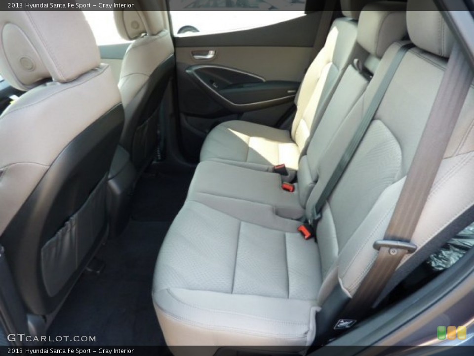 Gray Interior Rear Seat for the 2013 Hyundai Santa Fe Sport #70237765