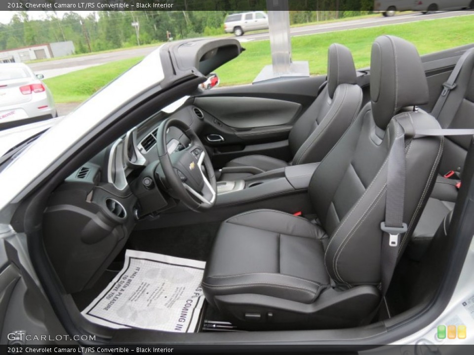 Black Interior Photo for the 2012 Chevrolet Camaro LT/RS Convertible #70237951