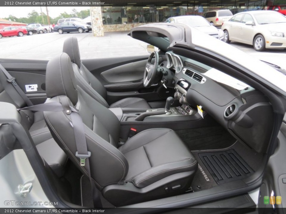 Black Interior Photo for the 2012 Chevrolet Camaro LT/RS Convertible #70237960