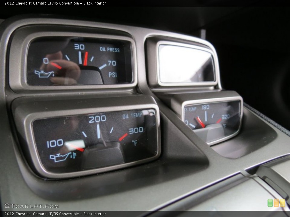 Black Interior Gauges for the 2012 Chevrolet Camaro LT/RS Convertible #70237996