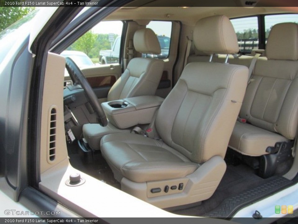 Tan Interior Front Seat for the 2010 Ford F150 Lariat SuperCab 4x4 #70238107