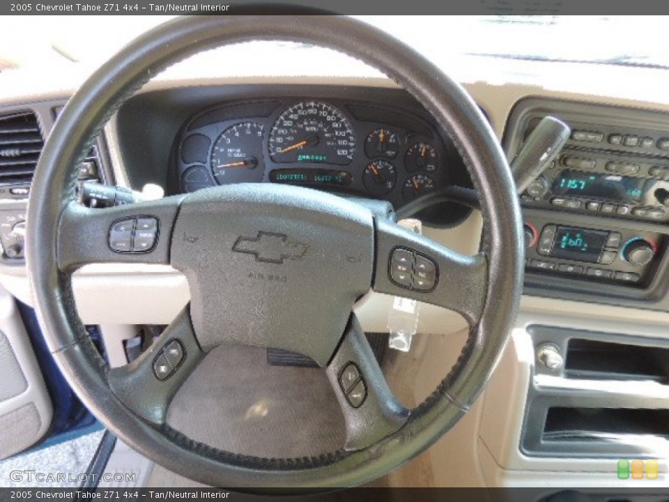 Tan/Neutral Interior Steering Wheel for the 2005 Chevrolet Tahoe Z71 4x4 #70241818