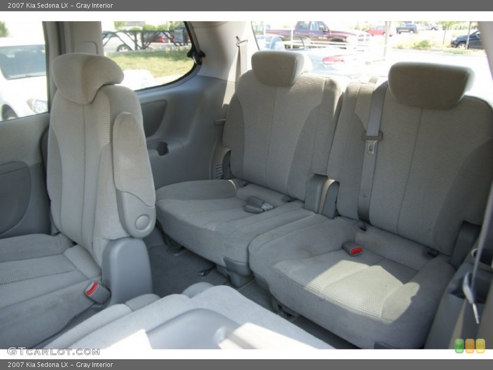 Gray Interior Rear Seat for the 2007 Kia Sedona LX #70245301