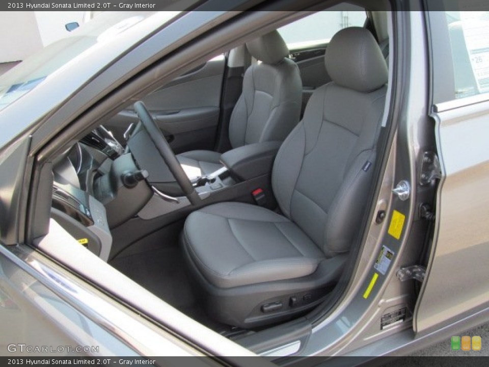 Gray Interior Front Seat for the 2013 Hyundai Sonata Limited 2.0T #70245772