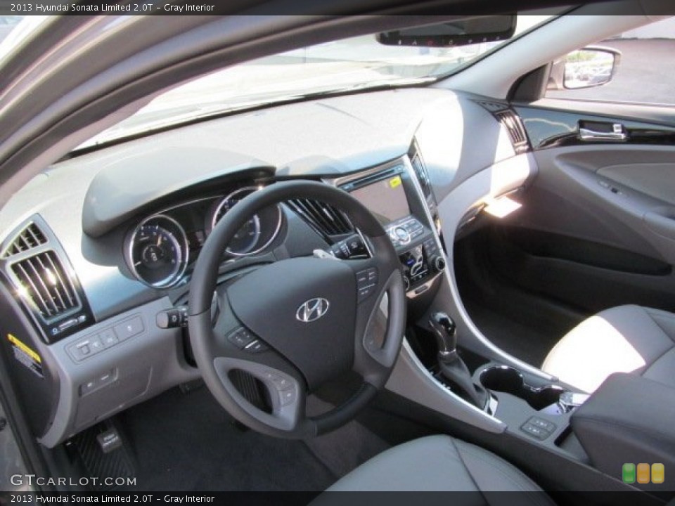 Gray Interior Prime Interior for the 2013 Hyundai Sonata Limited 2.0T #70245781