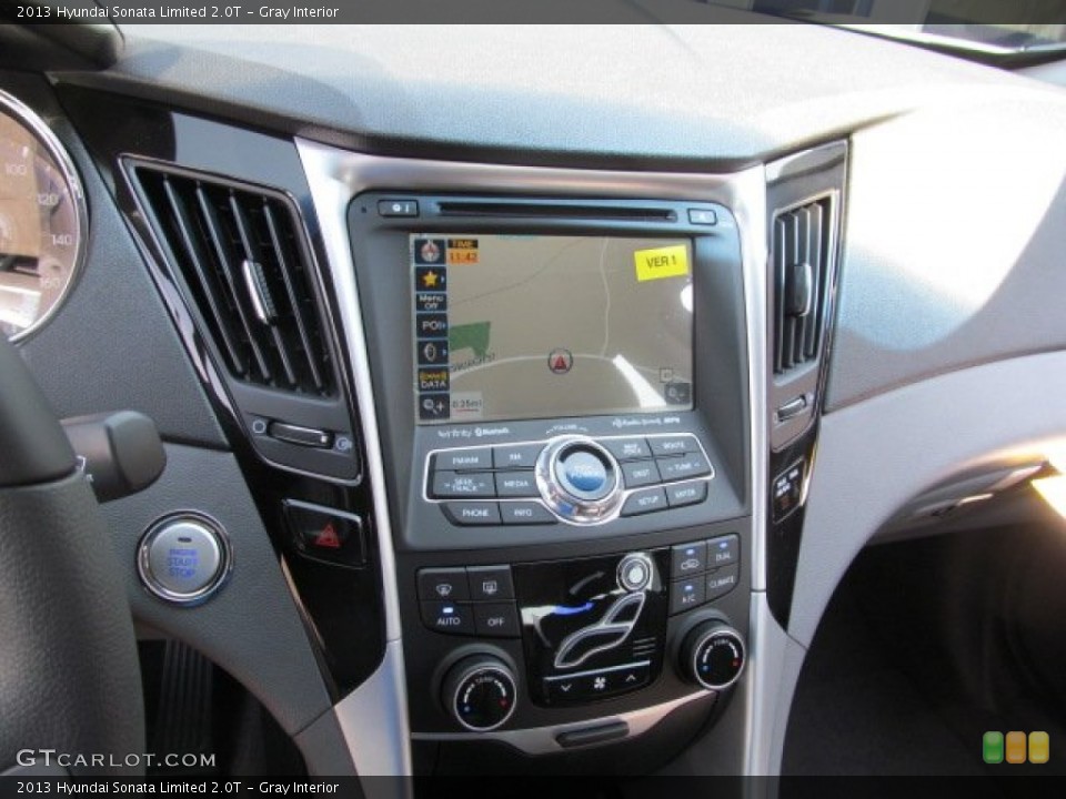 Gray Interior Navigation for the 2013 Hyundai Sonata Limited 2.0T #70245790