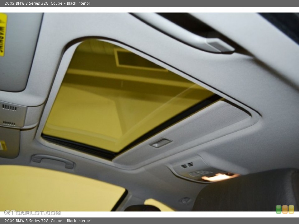 Black Interior Sunroof for the 2009 BMW 3 Series 328i Coupe #70246507