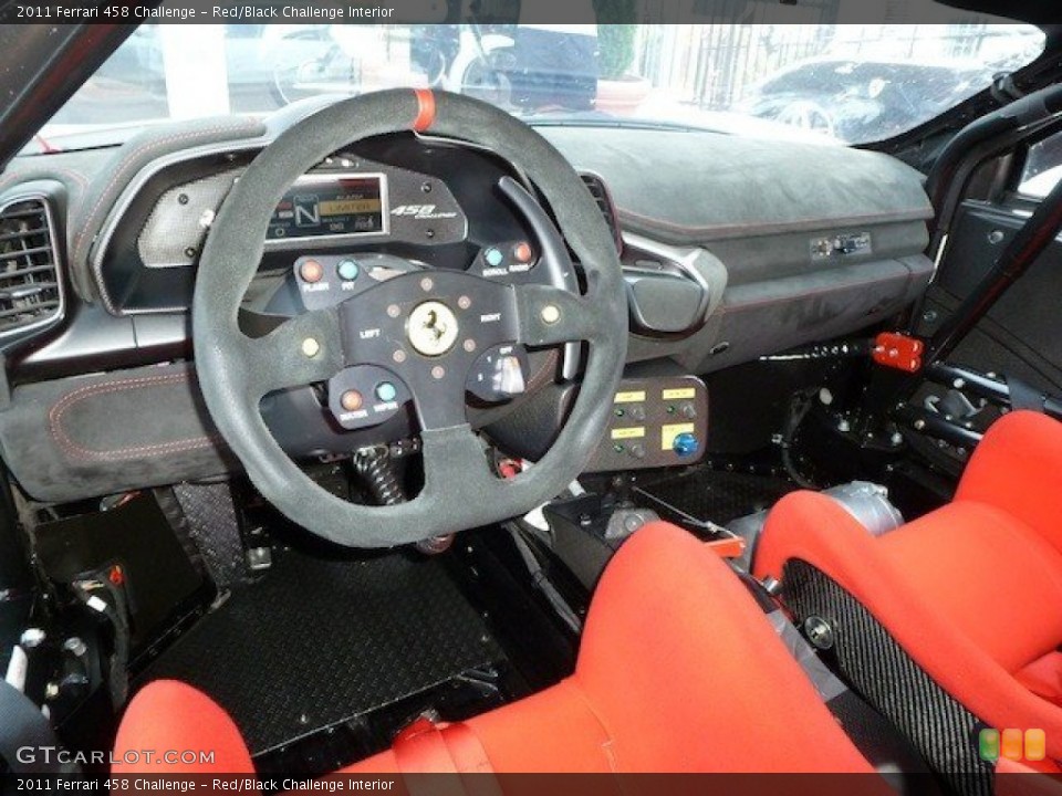 Red/Black Challenge Interior Dashboard for the 2011 Ferrari 458 Challenge #70247353