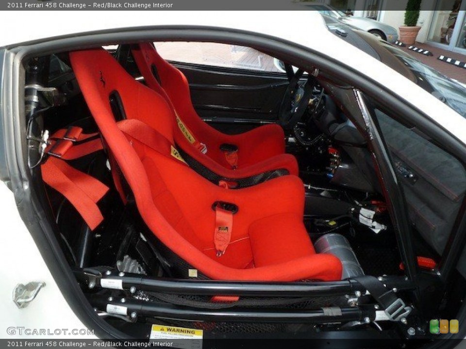 Red/Black Challenge Interior Photo for the 2011 Ferrari 458 Challenge #70247408