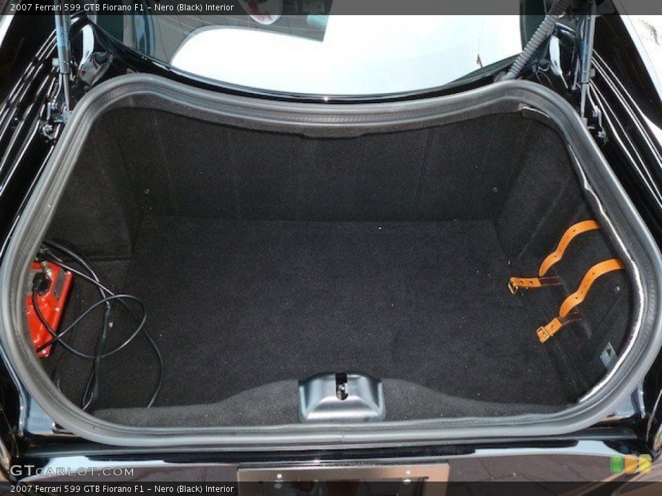 Nero (Black) Interior Trunk for the 2007 Ferrari 599 GTB Fiorano F1 #70247489