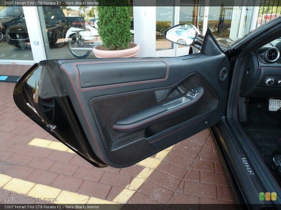 Nero (Black) Interior Door Panel for the 2007 Ferrari 599 GTB Fiorano F1 #70247566
