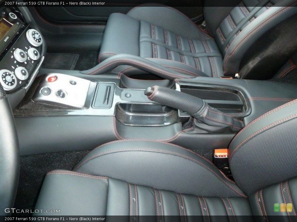 Nero (Black) Interior Controls for the 2007 Ferrari 599 GTB Fiorano F1 #70247608