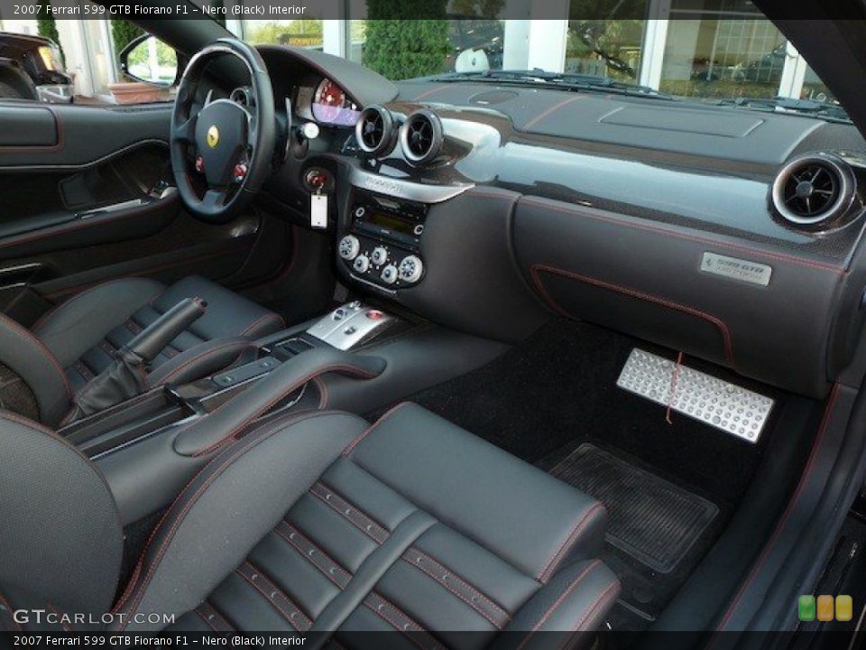 Nero (Black) Interior Dashboard for the 2007 Ferrari 599 GTB Fiorano F1 #70247617