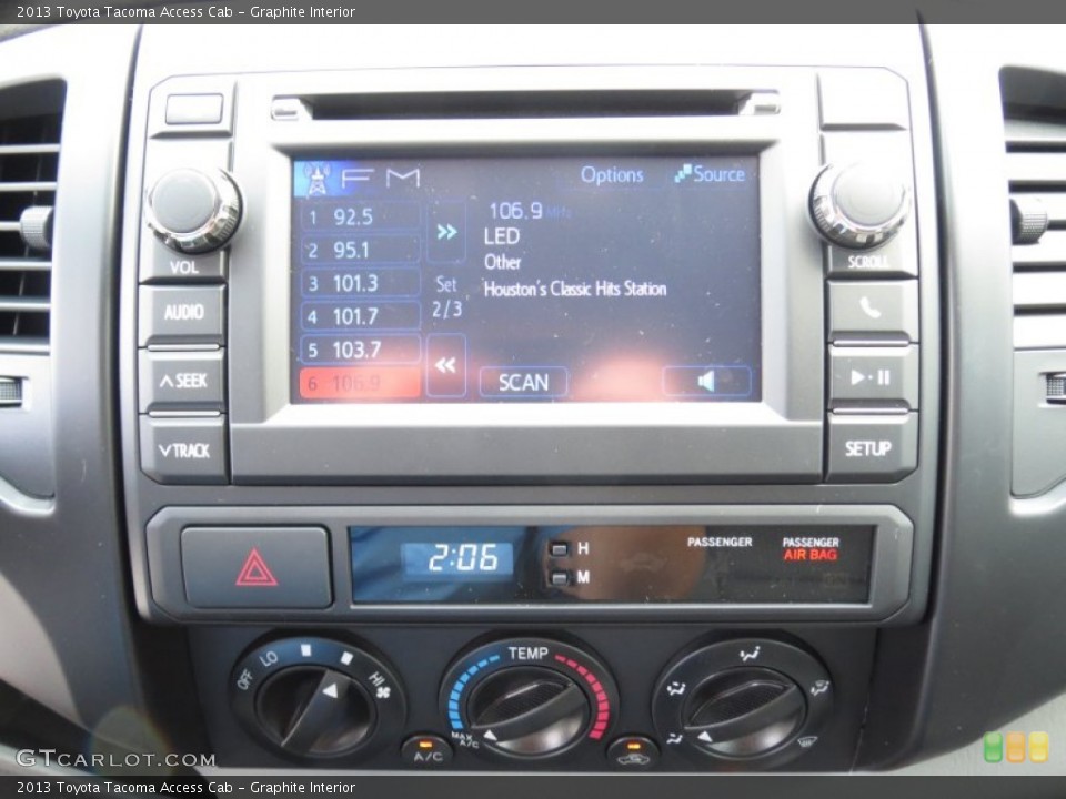 Graphite Interior Controls for the 2013 Toyota Tacoma Access Cab #70251907