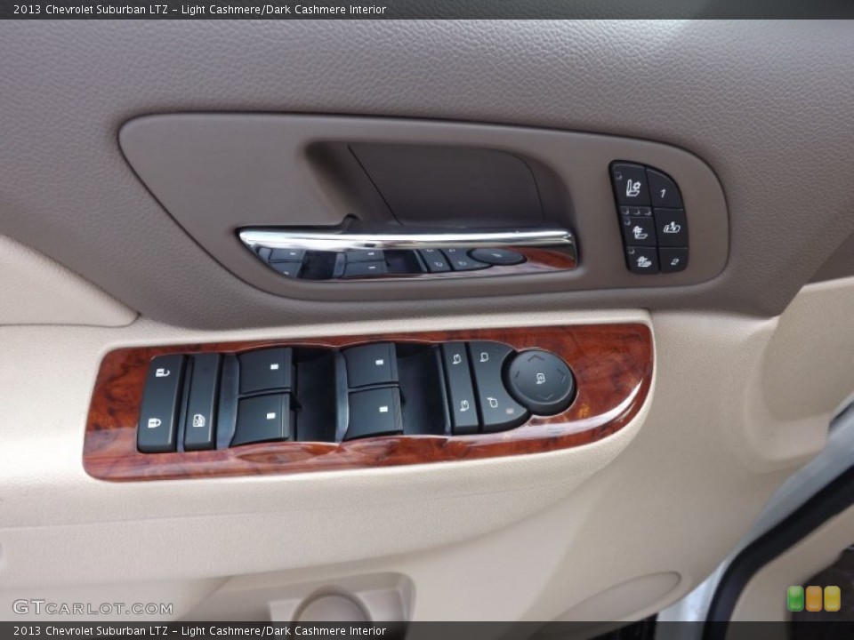 Light Cashmere/Dark Cashmere Interior Controls for the 2013 Chevrolet Suburban LTZ #70253860