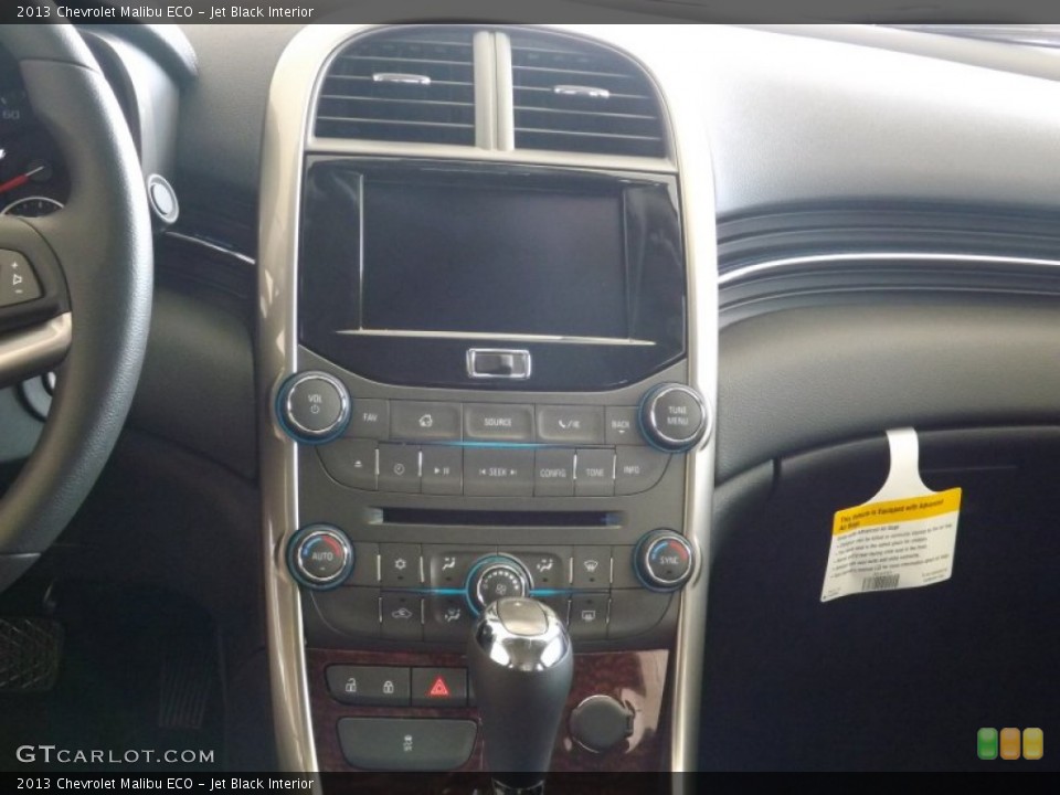 Jet Black Interior Controls for the 2013 Chevrolet Malibu ECO #70253938