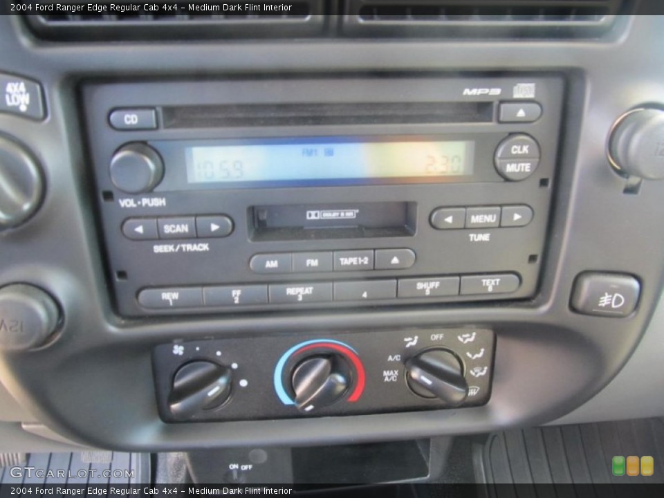 Medium Dark Flint Interior Audio System for the 2004 Ford Ranger Edge Regular Cab 4x4 #70254676