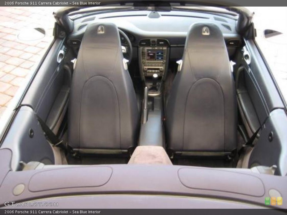 Sea Blue Interior Photo for the 2006 Porsche 911 Carrera Cabriolet #7025575