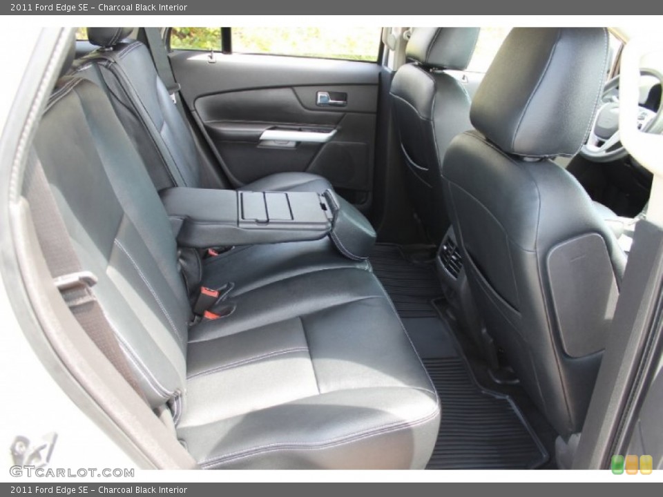 Charcoal Black Interior Rear Seat for the 2011 Ford Edge SE #70257242