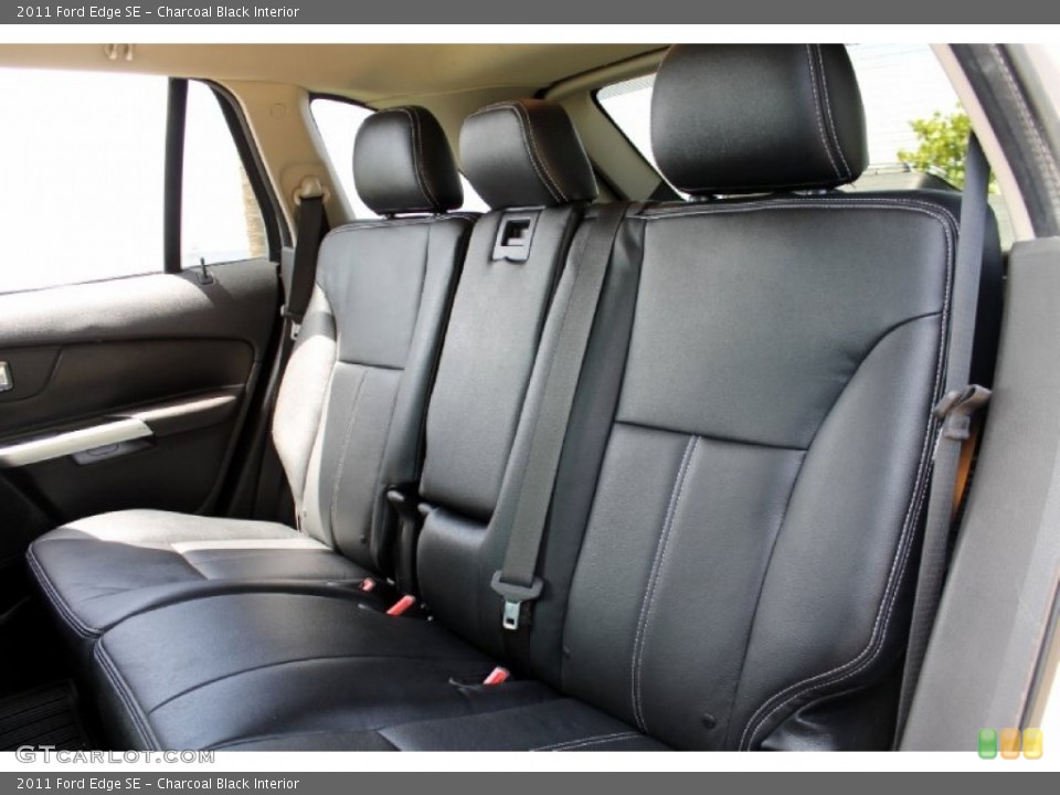 Charcoal Black Interior Rear Seat for the 2011 Ford Edge SE #70257249