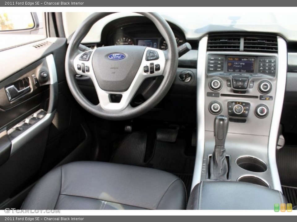 Charcoal Black Interior Dashboard for the 2011 Ford Edge SE #70257289