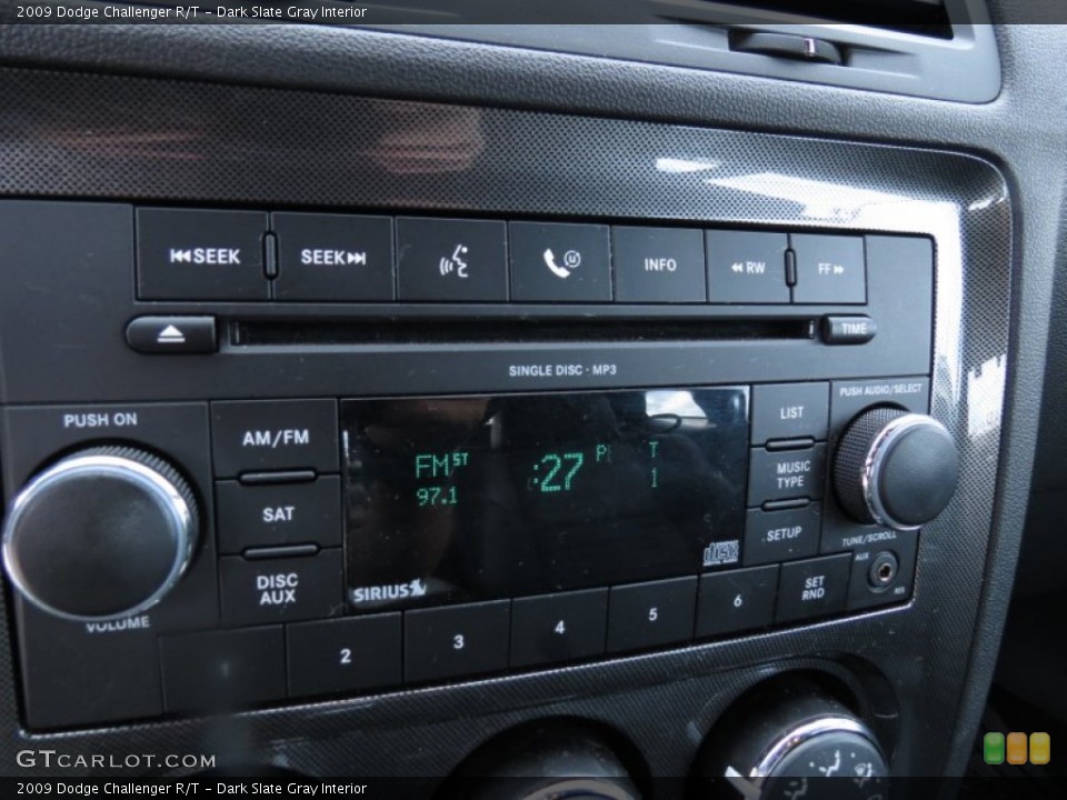 Dark Slate Gray Interior Audio System for the 2009 Dodge Challenger R/T #70257541