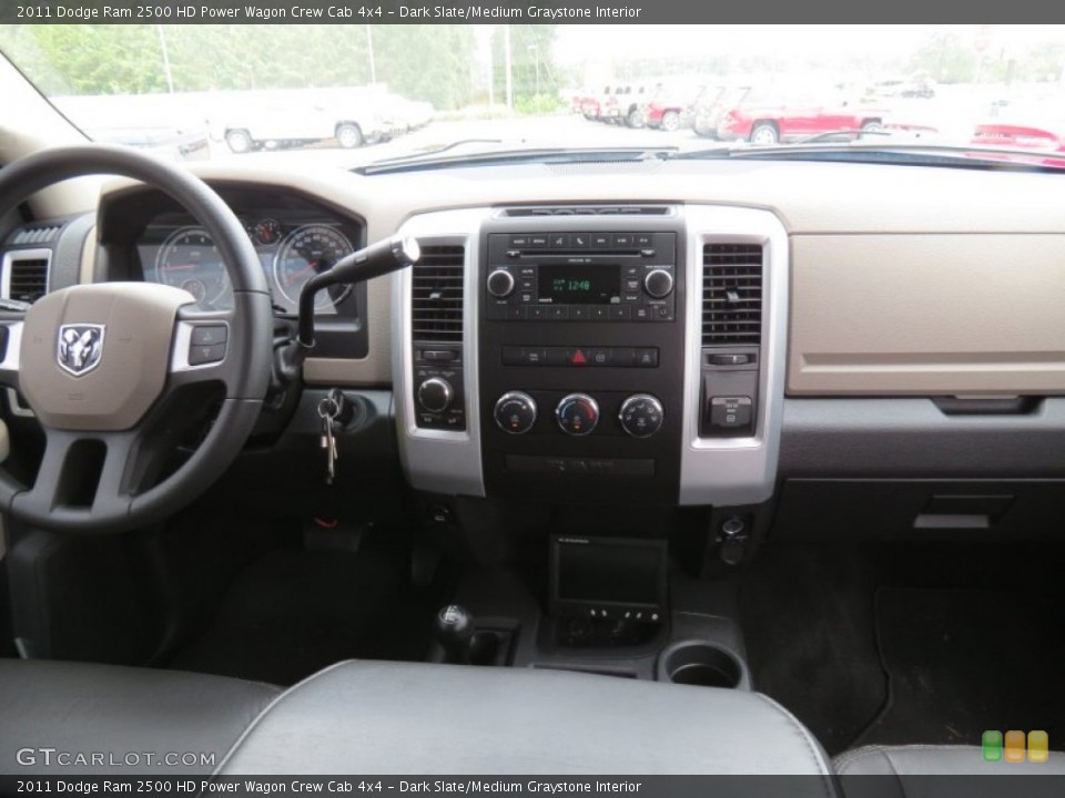 Dark Slate/Medium Graystone Interior Dashboard for the 2011 Dodge Ram 2500 HD Power Wagon Crew Cab 4x4 #70258927