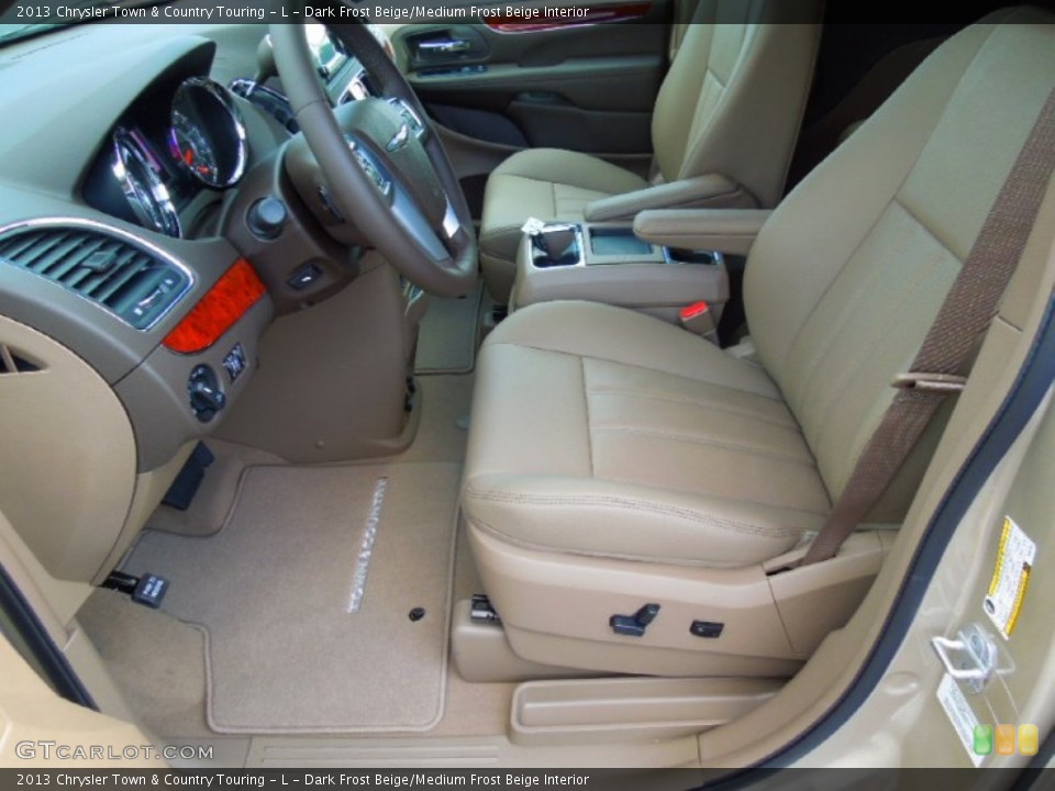 Dark Frost Beige/Medium Frost Beige Interior Photo for the 2013 Chrysler Town & Country Touring - L #70259158