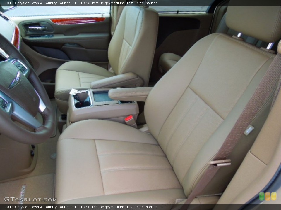 Dark Frost Beige/Medium Frost Beige Interior Front Seat for the 2013 Chrysler Town & Country Touring - L #70259164