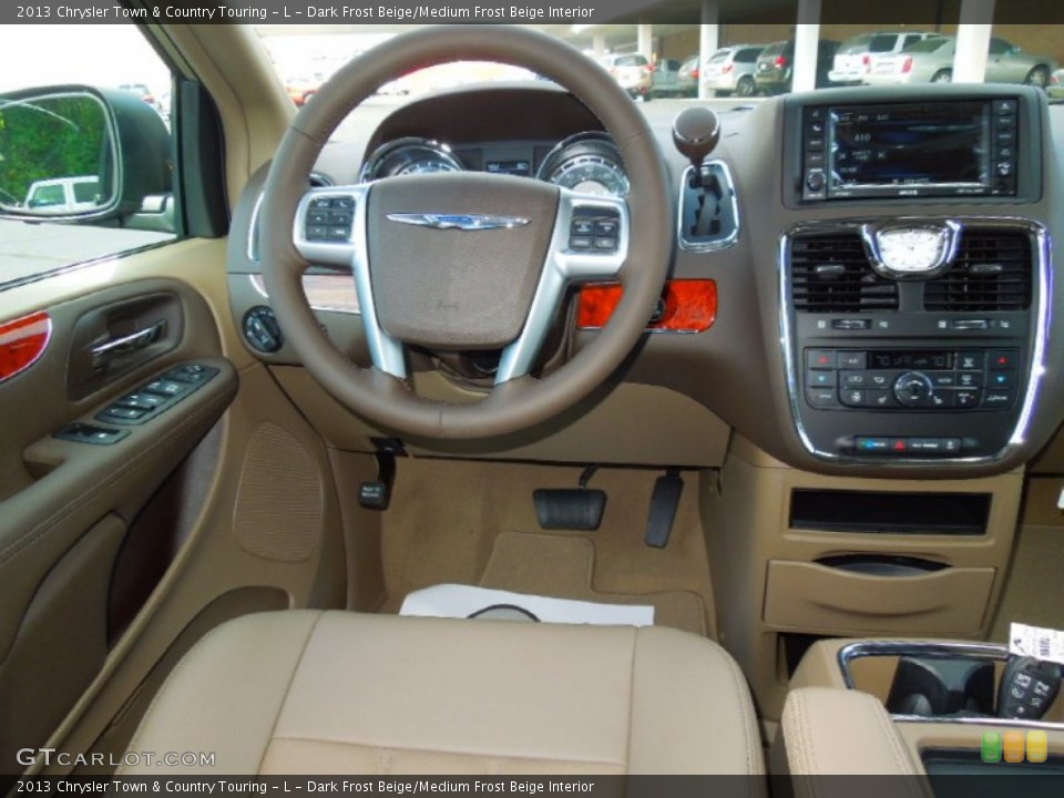 Dark Frost Beige/Medium Frost Beige Interior Dashboard for the 2013 Chrysler Town & Country Touring - L #70259221