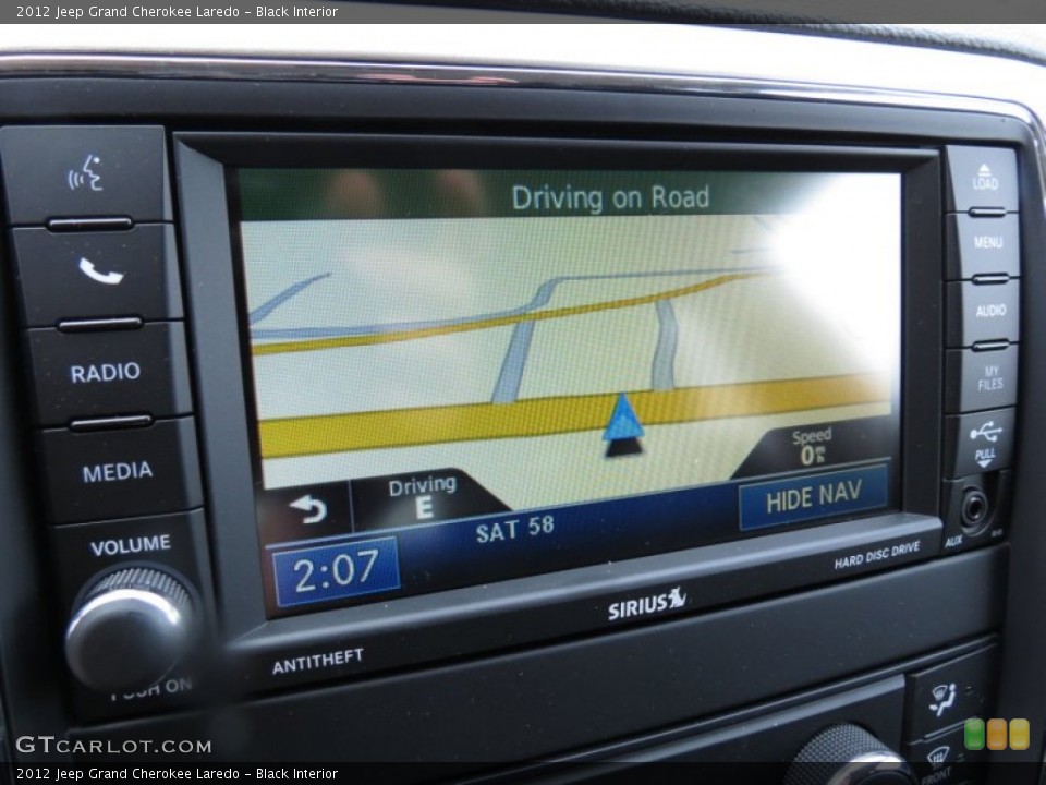 Black Interior Navigation for the 2012 Jeep Grand Cherokee Laredo #70259245