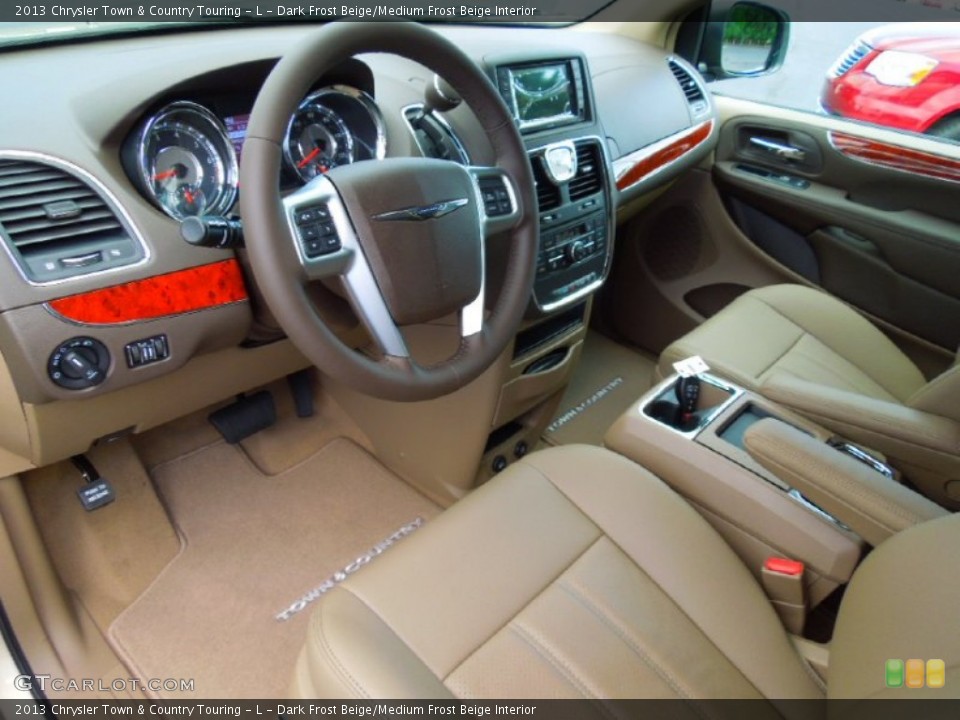 Dark Frost Beige/Medium Frost Beige Interior Prime Interior for the 2013 Chrysler Town & Country Touring - L #70259281