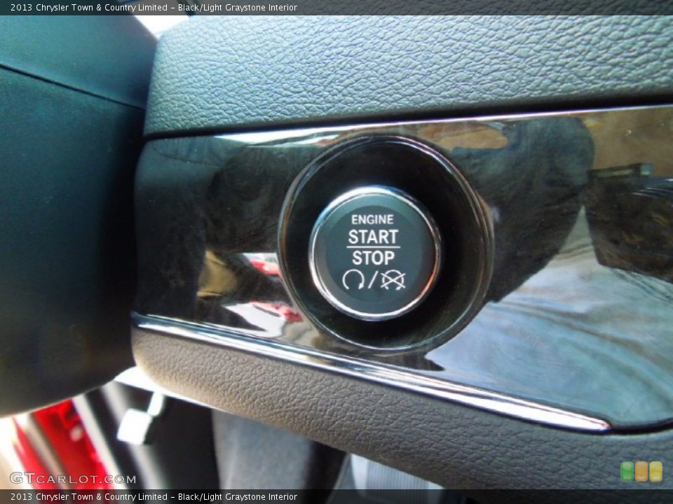 Black/Light Graystone Interior Controls for the 2013 Chrysler Town & Country Limited #70259536