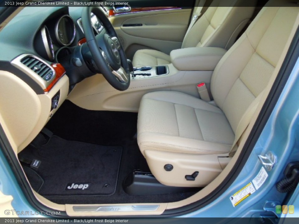 Black/Light Frost Beige Interior Photo for the 2013 Jeep Grand Cherokee Limited #70259848