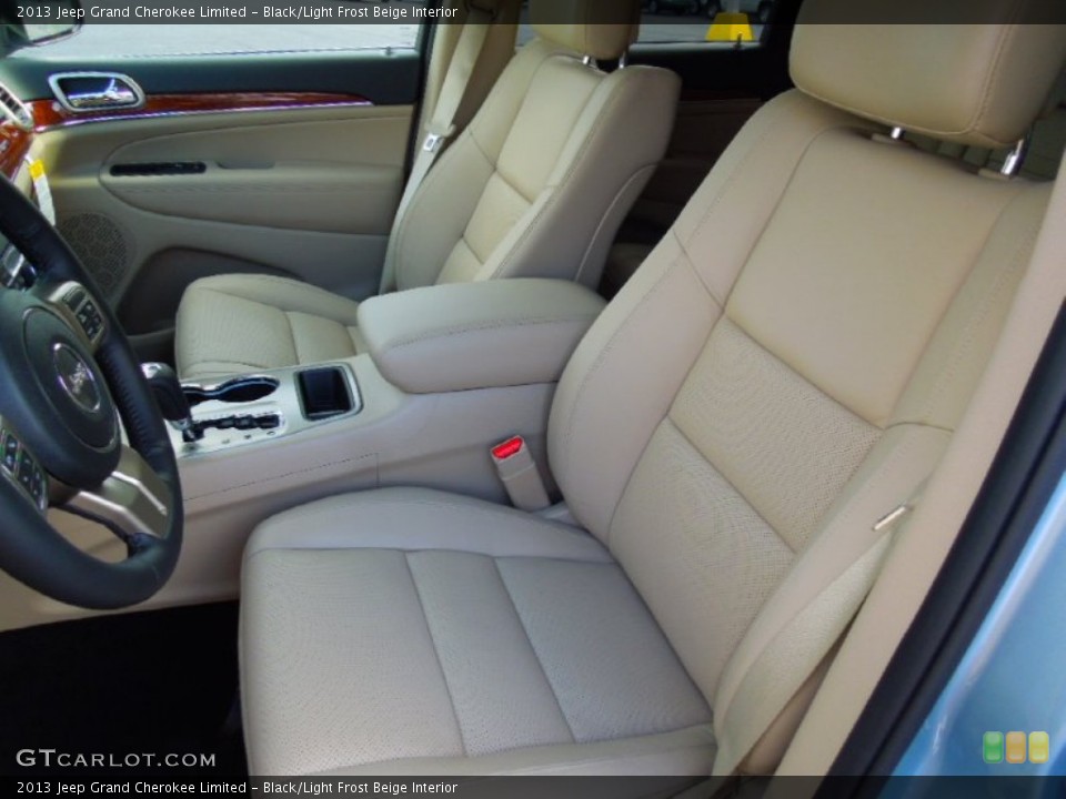 Black/Light Frost Beige Interior Photo for the 2013 Jeep Grand Cherokee Limited #70259851