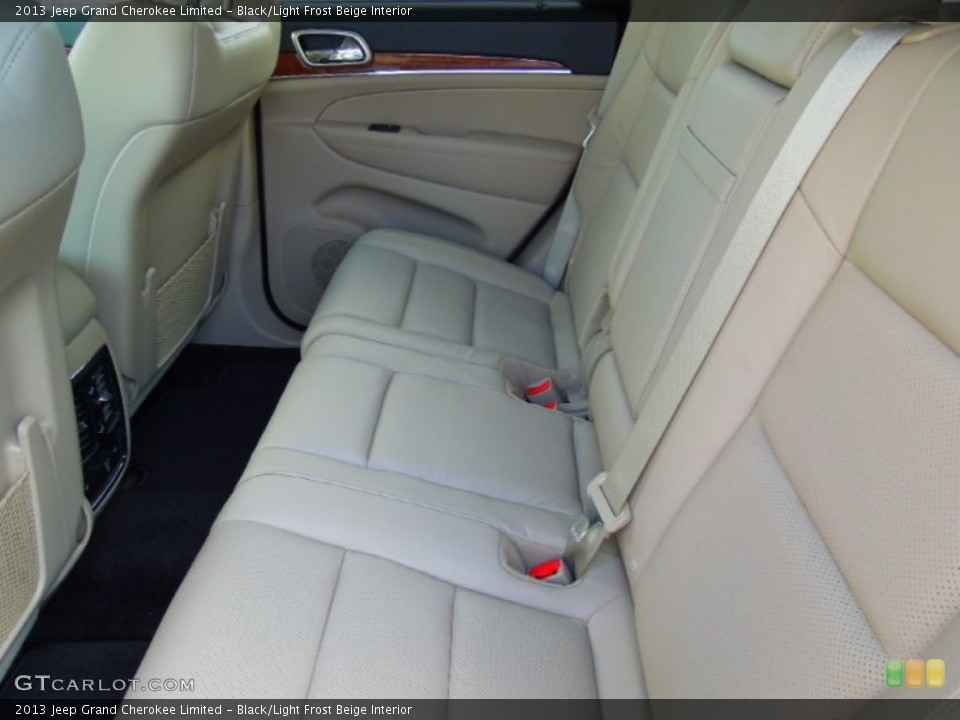 Black/Light Frost Beige Interior Rear Seat for the 2013 Jeep Grand Cherokee Limited #70259899