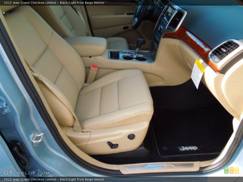 Black/Light Frost Beige Interior Front Seat for the 2013 Jeep Grand Cherokee Limited #70259935