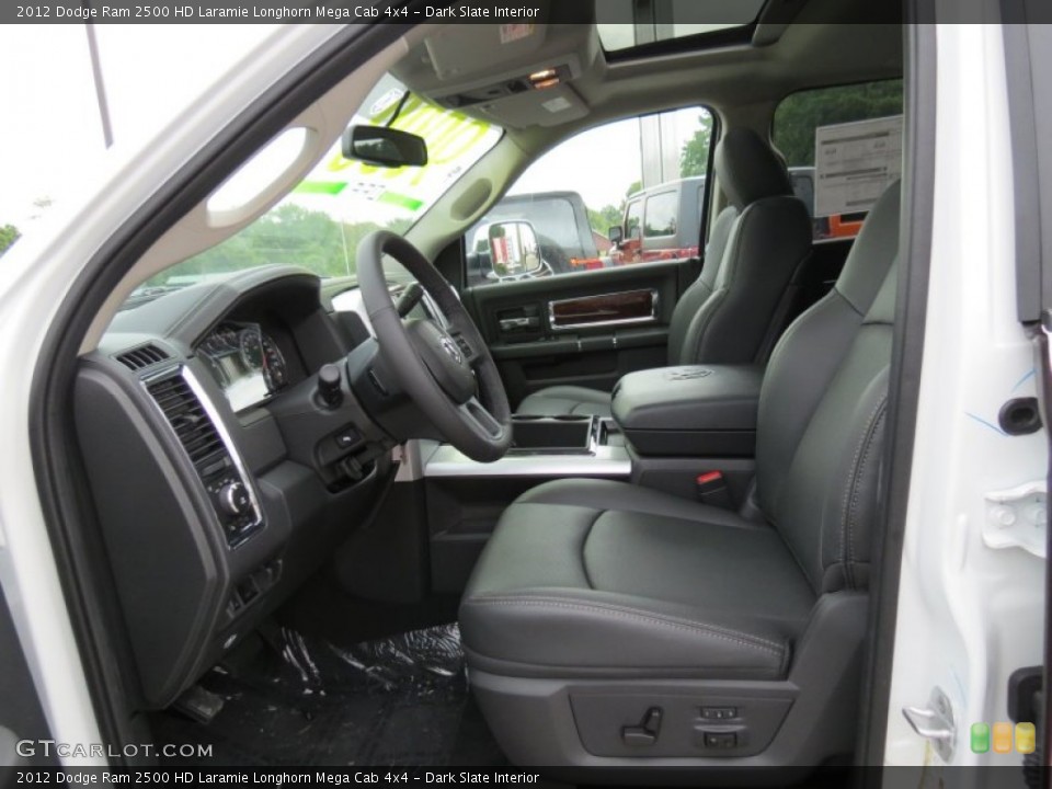 Dark Slate Interior Photo for the 2012 Dodge Ram 2500 HD Laramie Longhorn Mega Cab 4x4 #70260652
