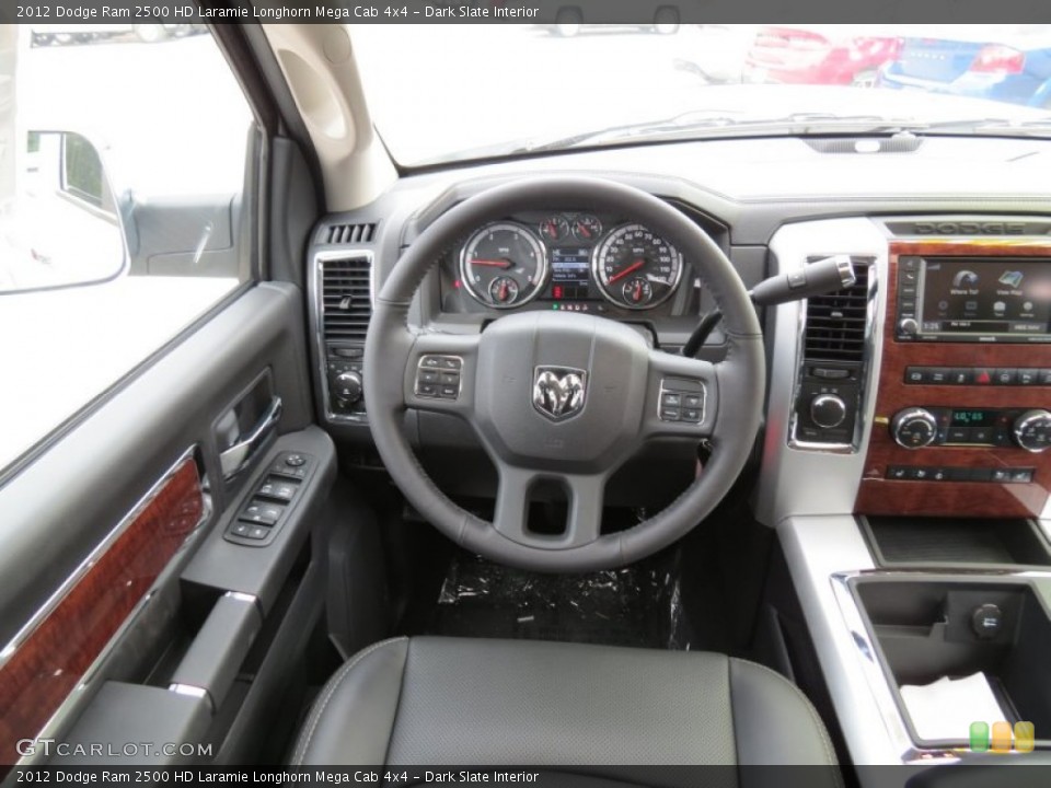 Dark Slate Interior Photo for the 2012 Dodge Ram 2500 HD Laramie Longhorn Mega Cab 4x4 #70260685