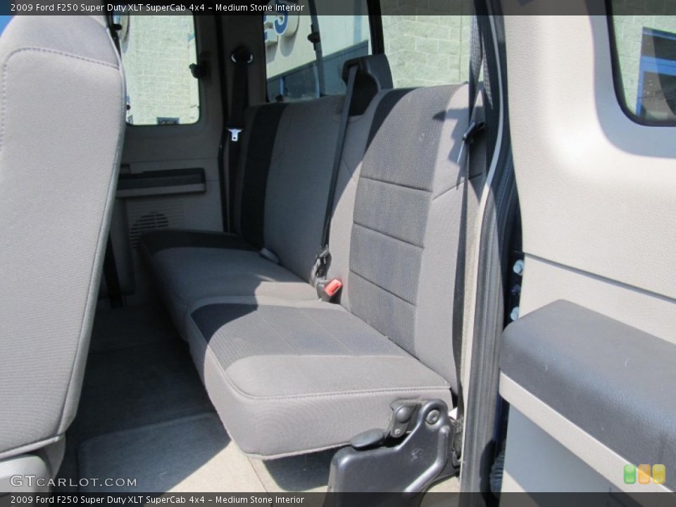 Medium Stone Interior Rear Seat for the 2009 Ford F250 Super Duty XLT SuperCab 4x4 #70261003