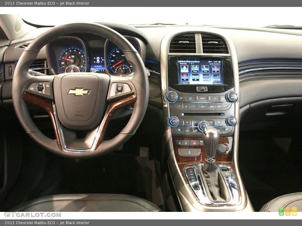Jet Black Interior Dashboard for the 2013 Chevrolet Malibu ECO #70262074