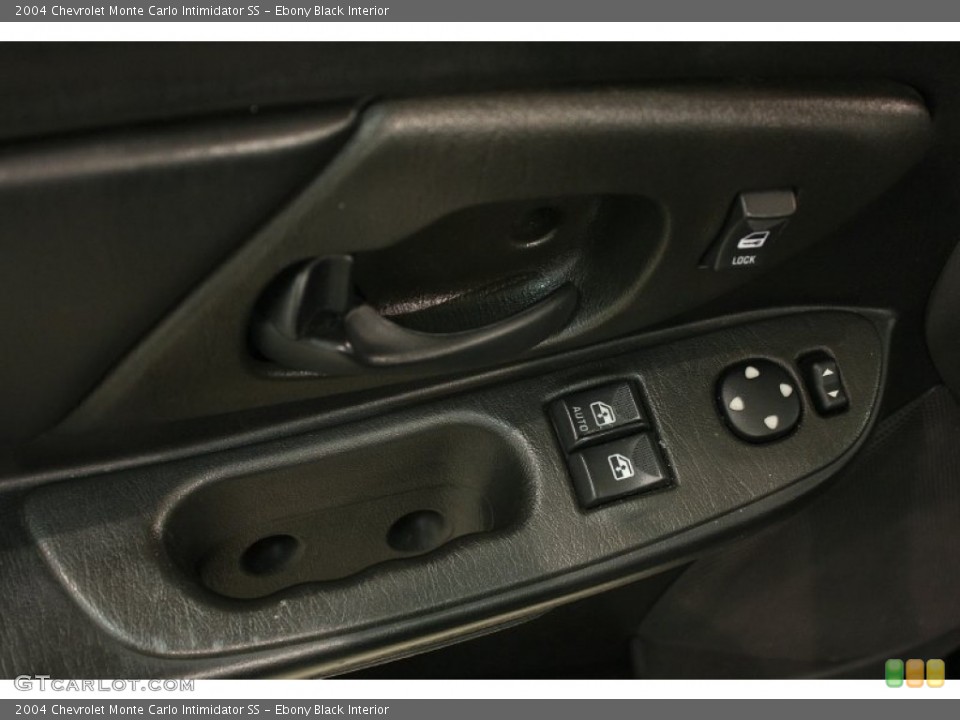 Ebony Black Interior Controls for the 2004 Chevrolet Monte Carlo Intimidator SS #70262152