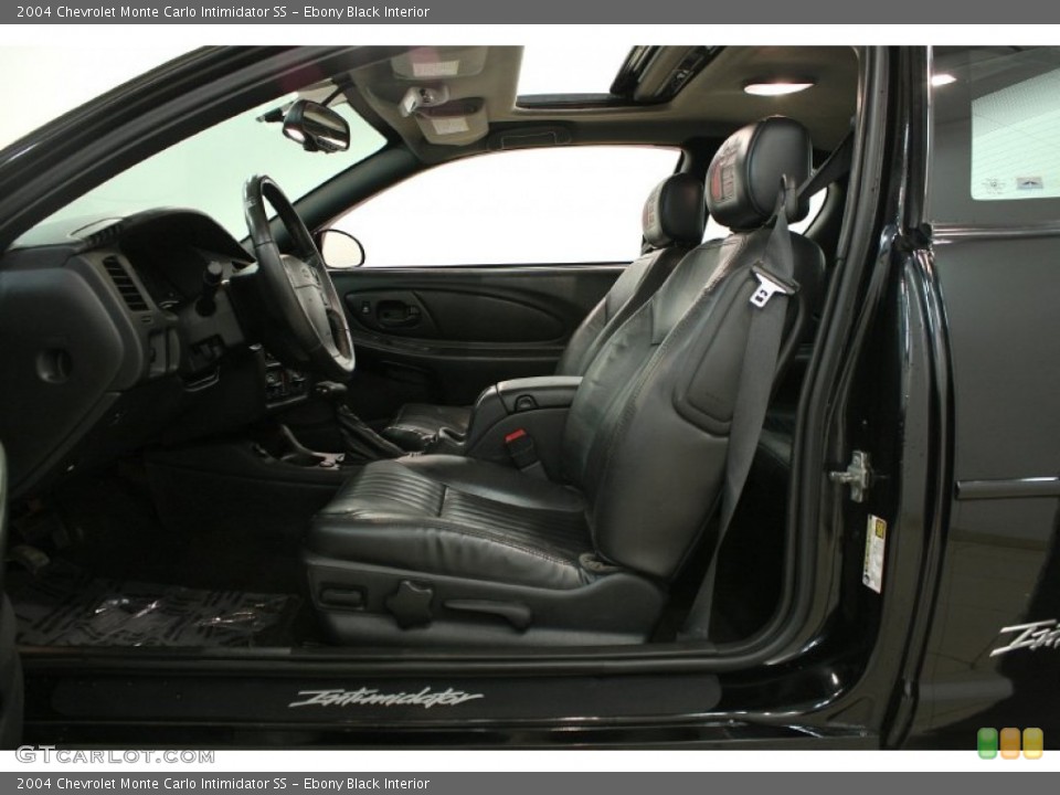 Ebony Black Interior Front Seat for the 2004 Chevrolet Monte Carlo Intimidator SS #70262164