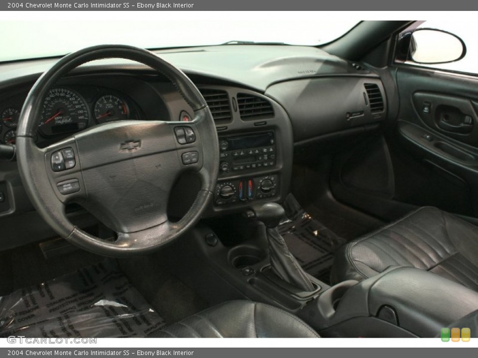 Ebony Black Interior Dashboard for the 2004 Chevrolet Monte Carlo Intimidator SS #70262179
