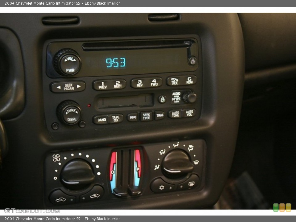 Ebony Black Interior Audio System for the 2004 Chevrolet Monte Carlo Intimidator SS #70262209