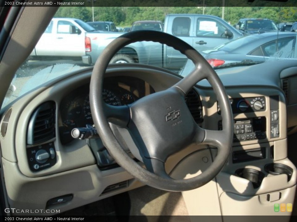 Neutral Interior Steering Wheel for the 2003 Chevrolet Astro AWD #70262737