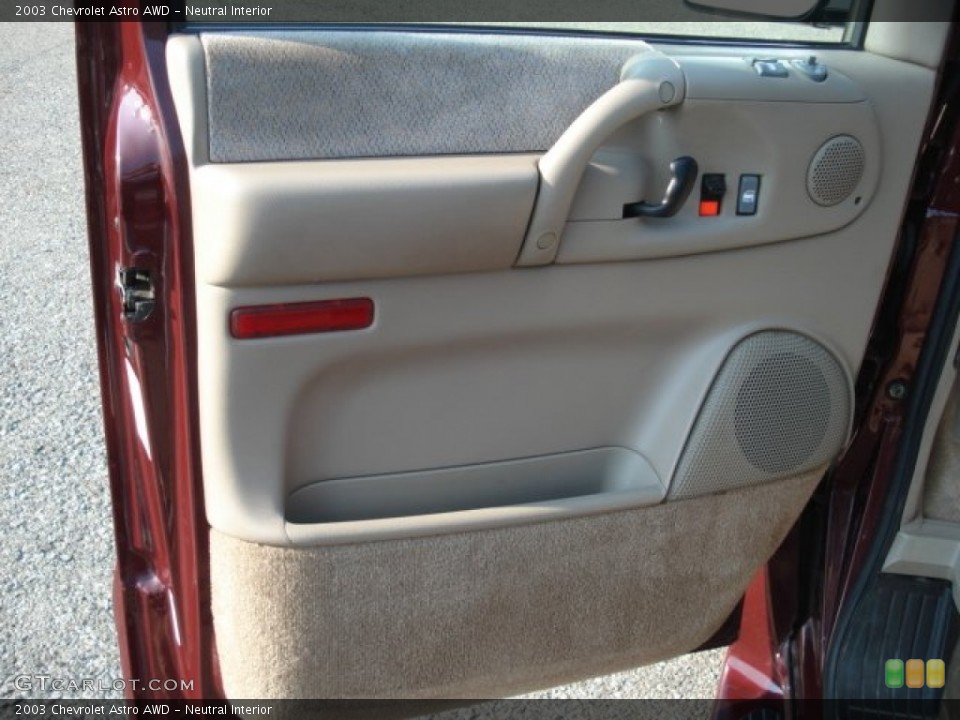 Neutral Interior Door Panel for the 2003 Chevrolet Astro AWD #70262743